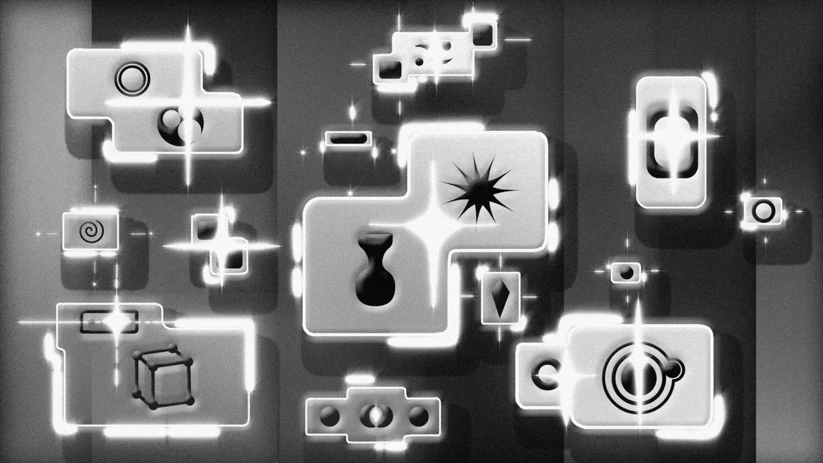 QA checklist for editing AI-generated articles at scale — AI Generated Graphic With Random Icons
